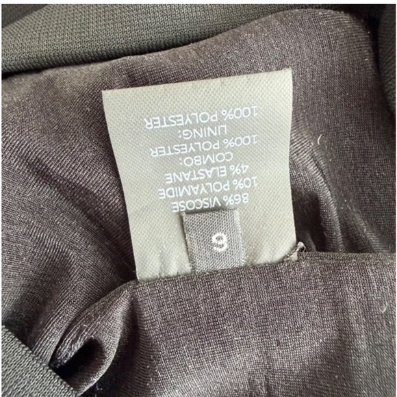 YIGAL AZROUEL Bodycon Mesh Cut Out Dress Black White Size 6 - Picture 5 of 7